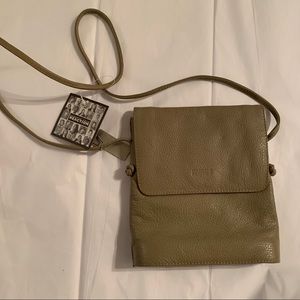 NWT Kenneth Cole Reaction Taupe Leather Bag